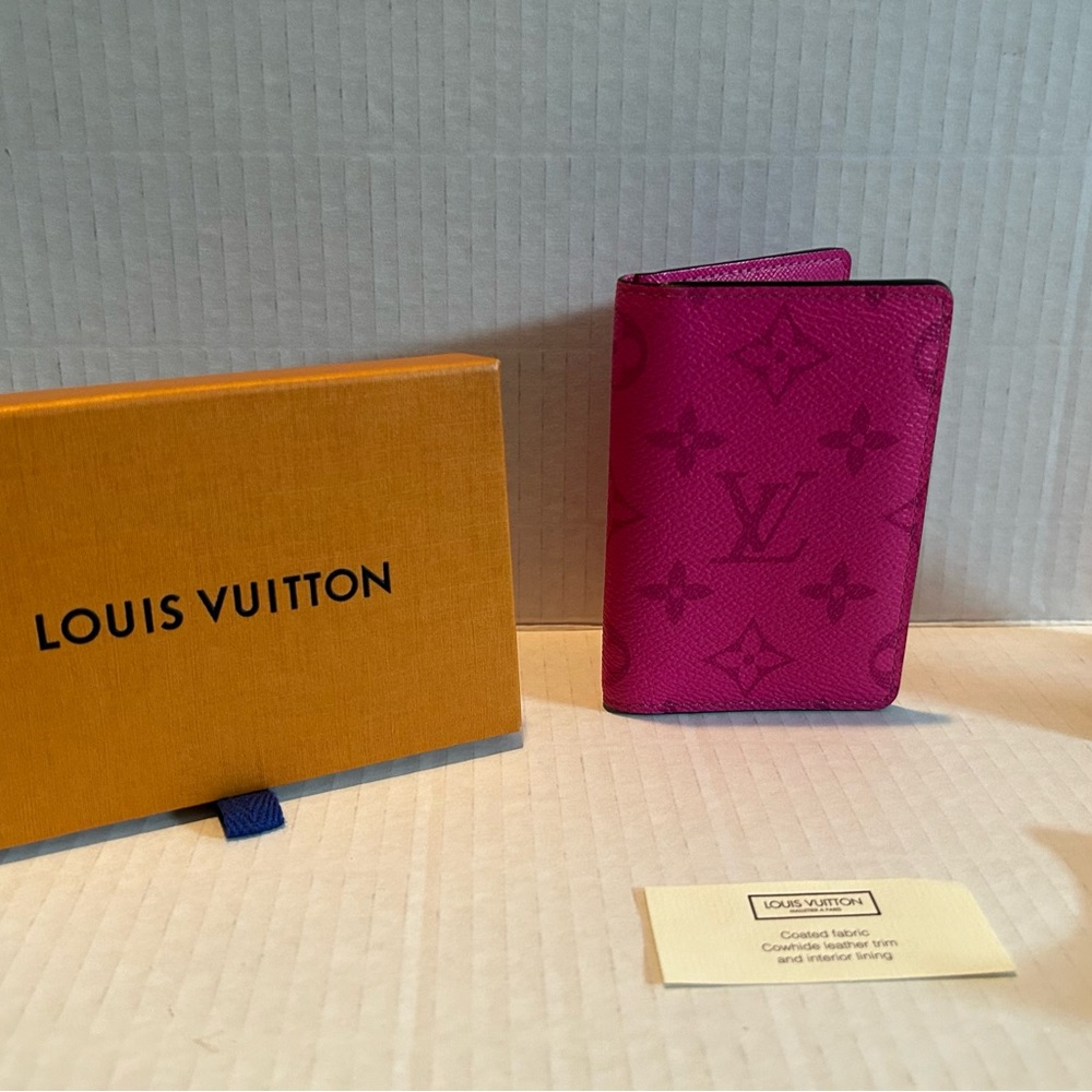 Louis Vuitton Pocket Organizer Fuchsia 
Rare -Hard to Find Color!